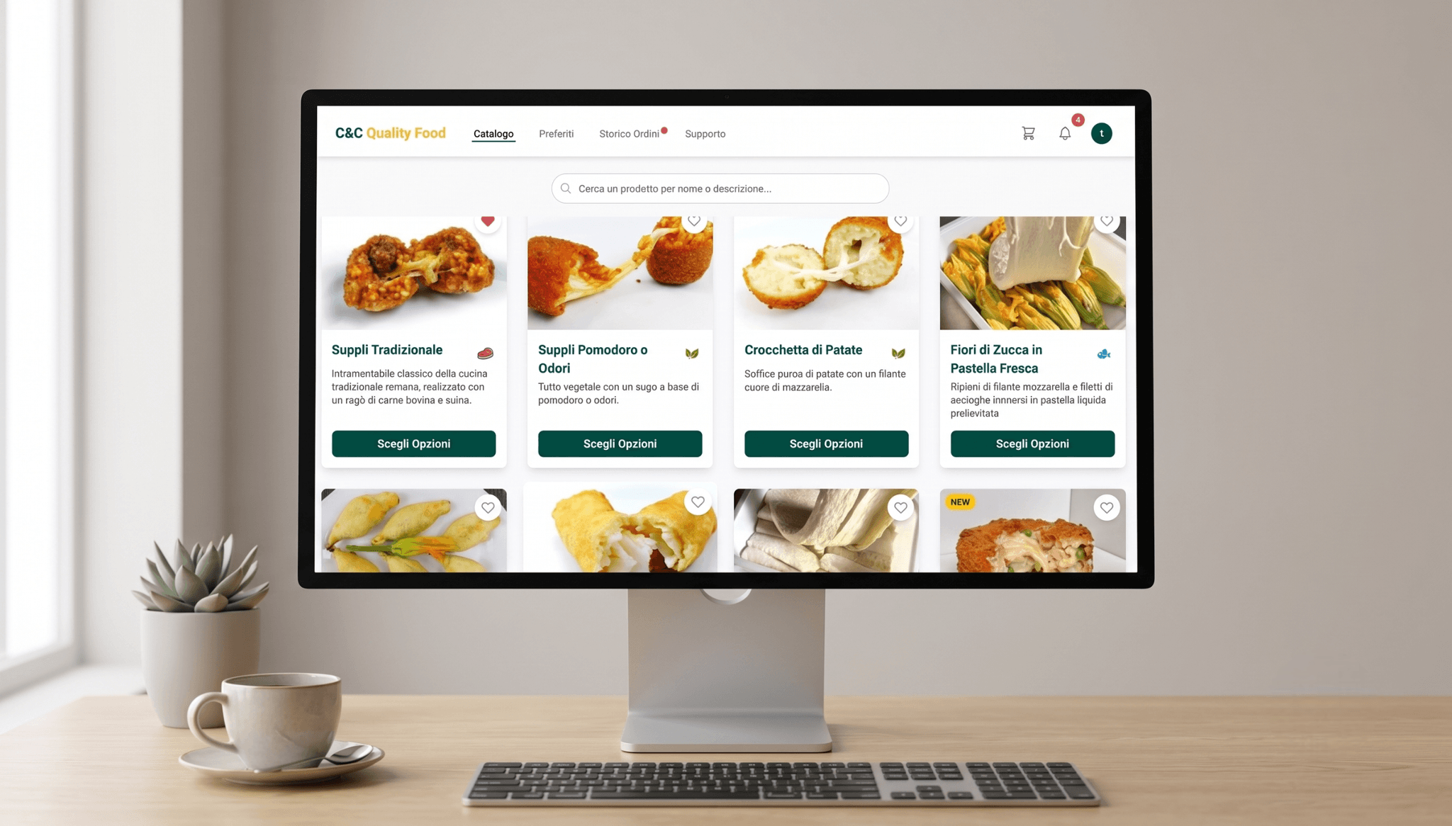 Applicazione E-commerce Fritti