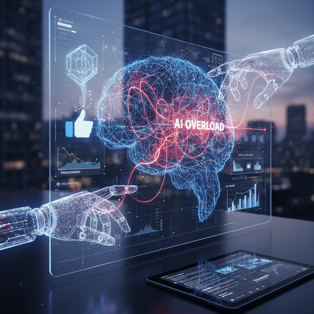 Sobrecarga algorítmica y burnout de la IA: cómo cambian las redes sociales y el marketing digital en 2026